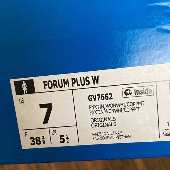 Adidas Originals Forum Plus W, Forum Low W & Forum Low Pink Size 7 ONLY - Picture 12 of 12